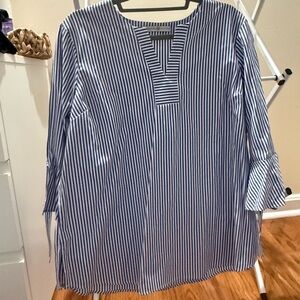 Navy Striped Women's Tunic